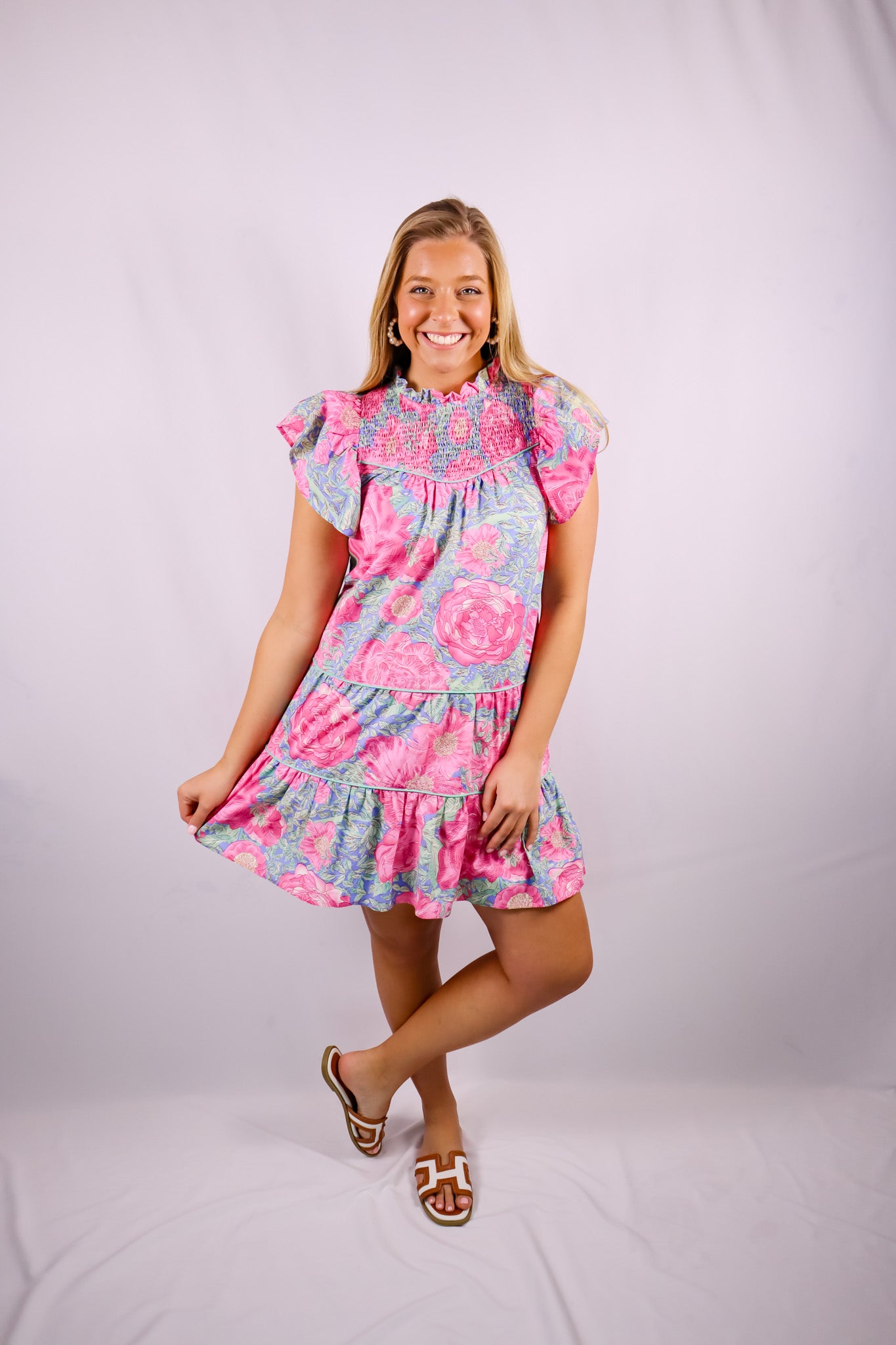 Day in the Sun Floral Dress