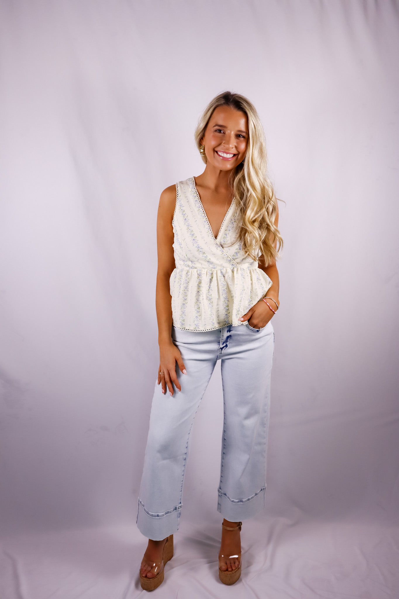 Iris Cream Blouse