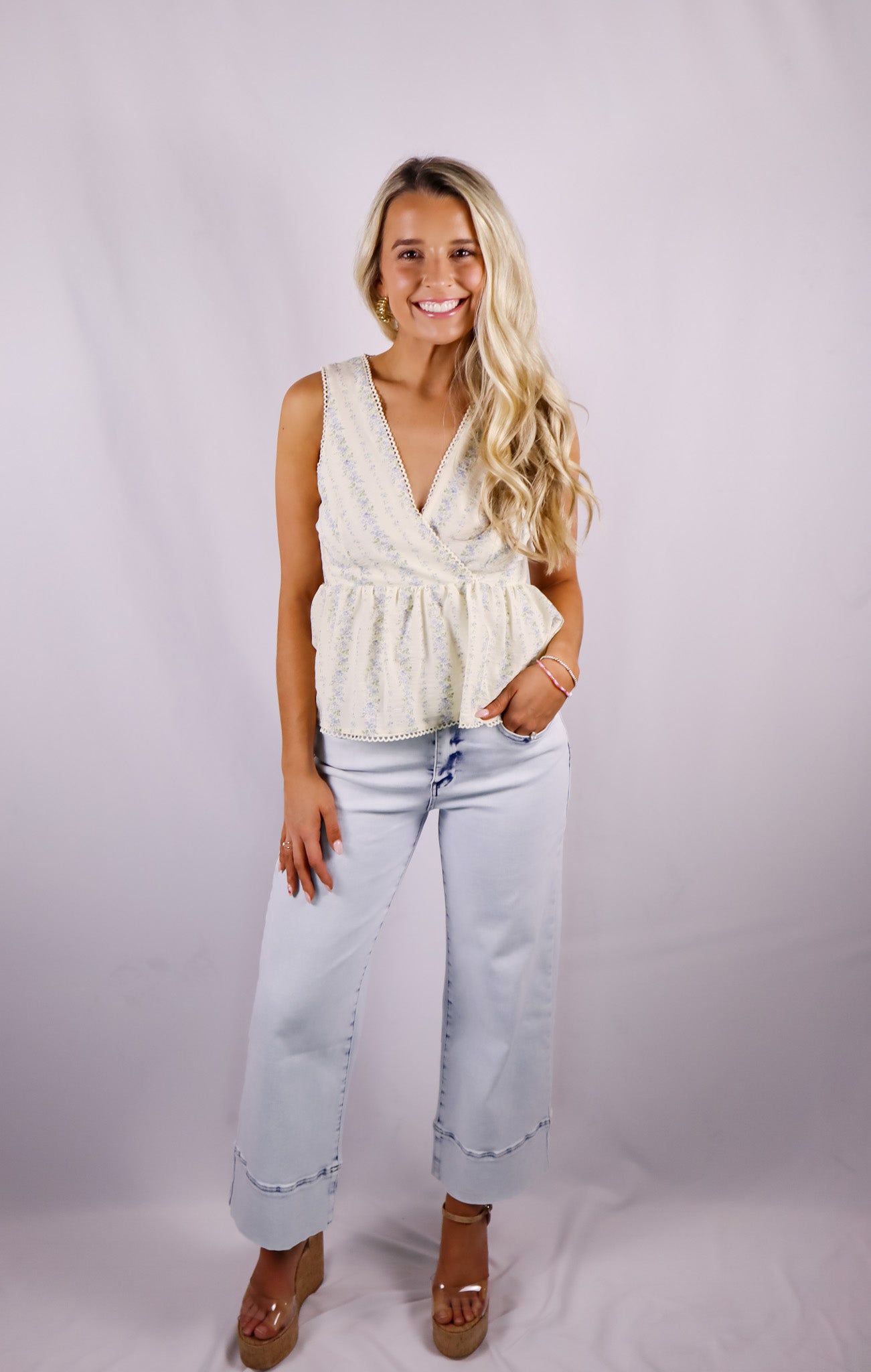 Iris Cream Blouse