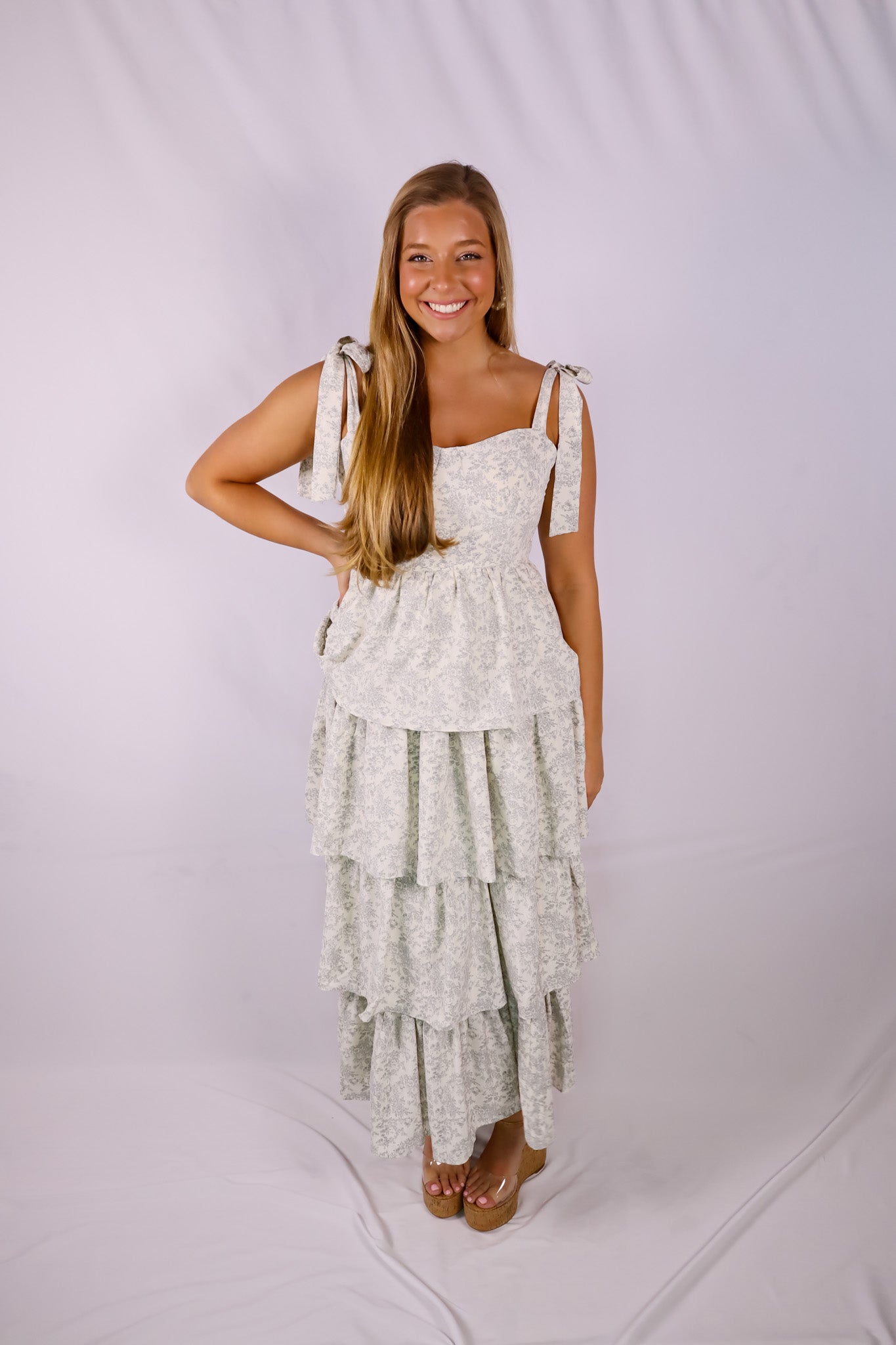 Crystal Breeze Midi Dress