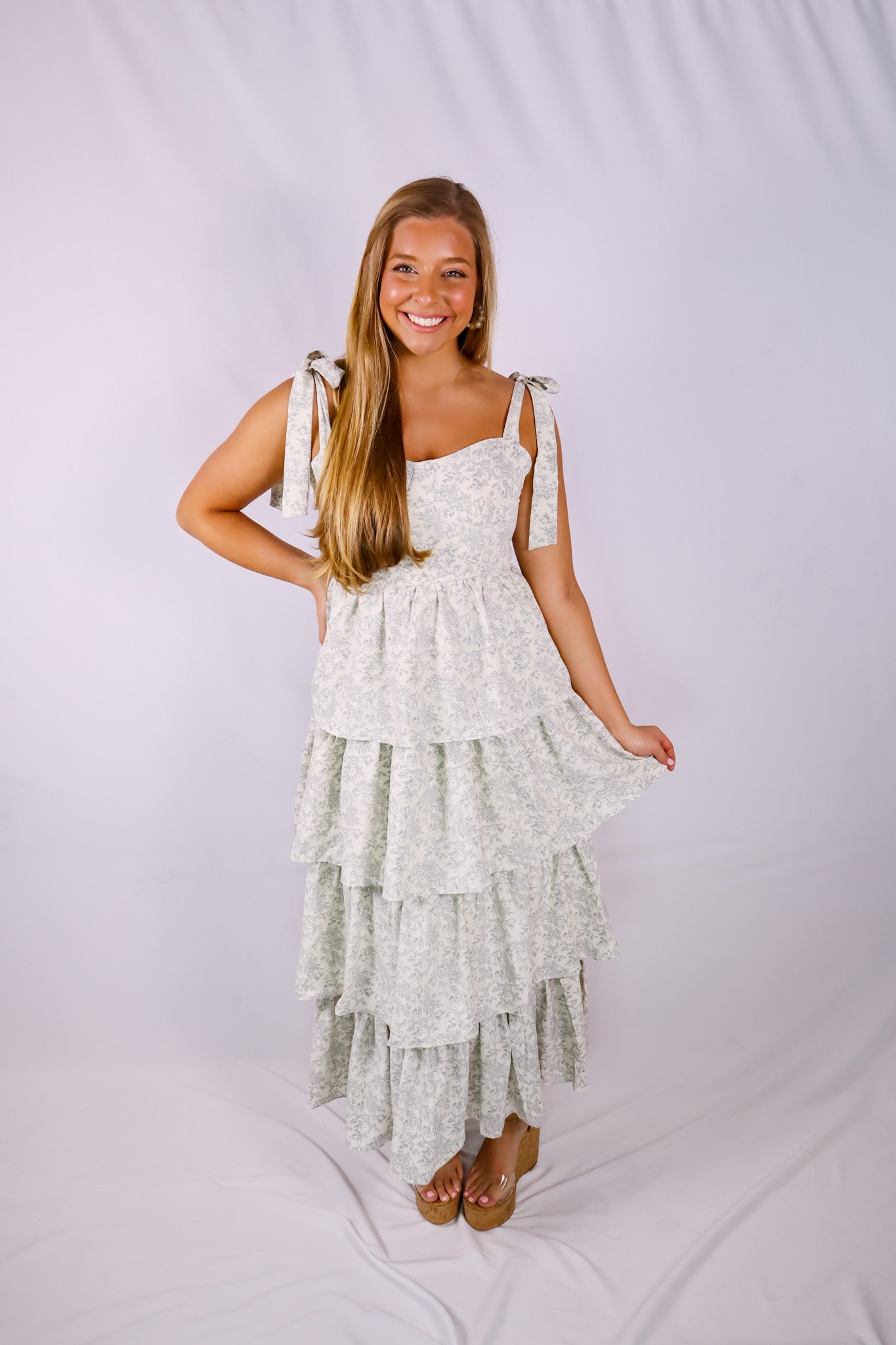 Crystal Breeze Midi Dress