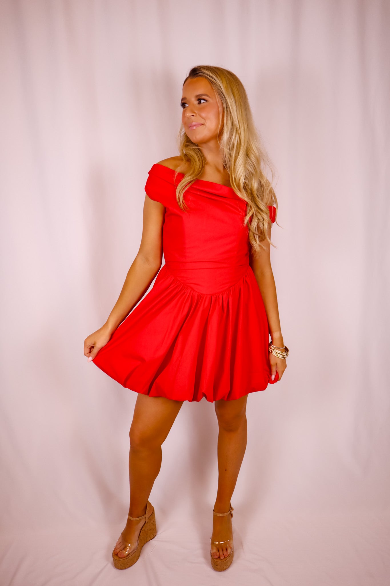 Ruby Bubble Mini Dress