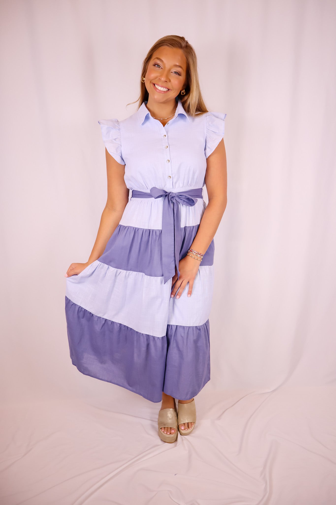 Tide and Sky Midi Dress