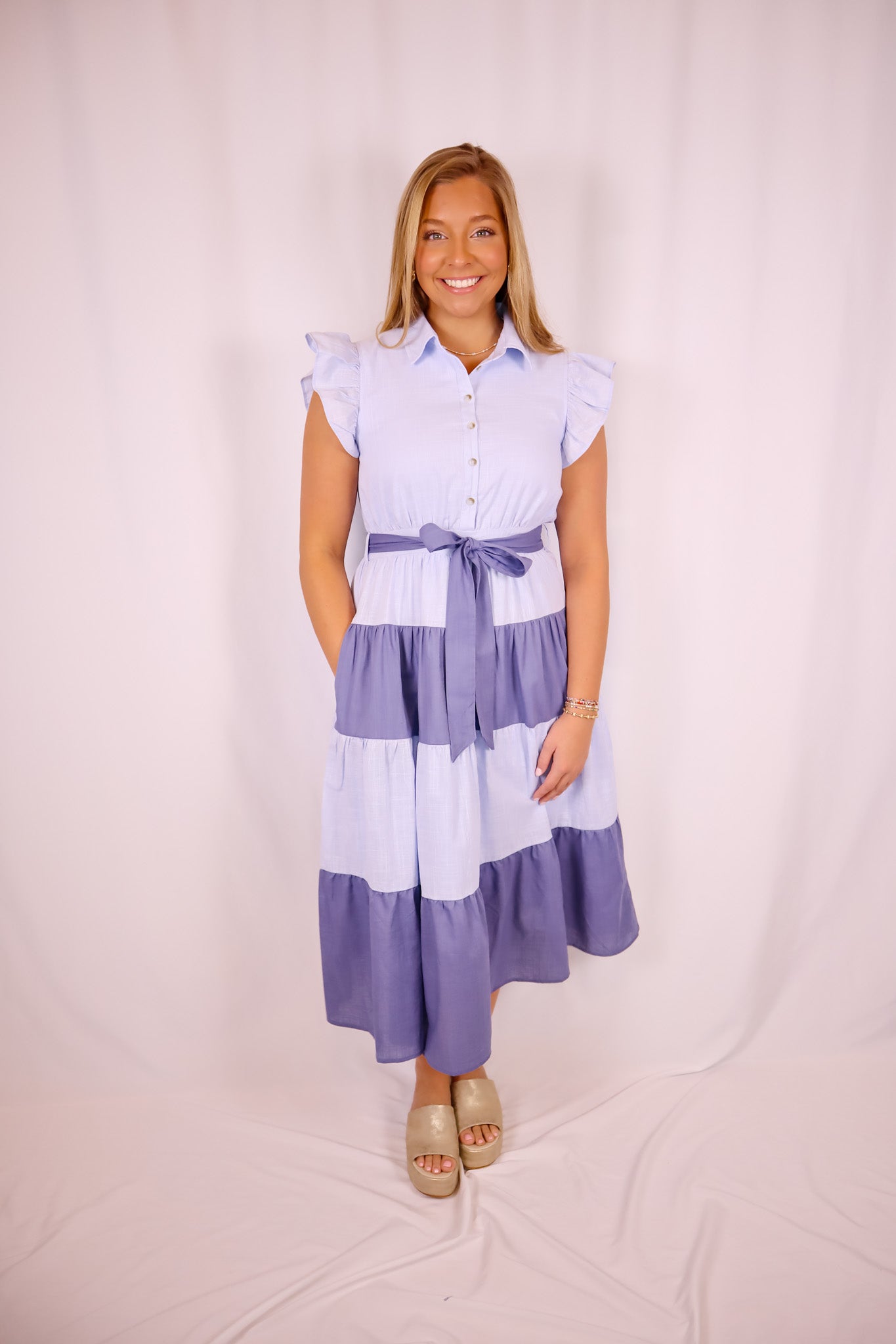 Tide and Sky Midi Dress