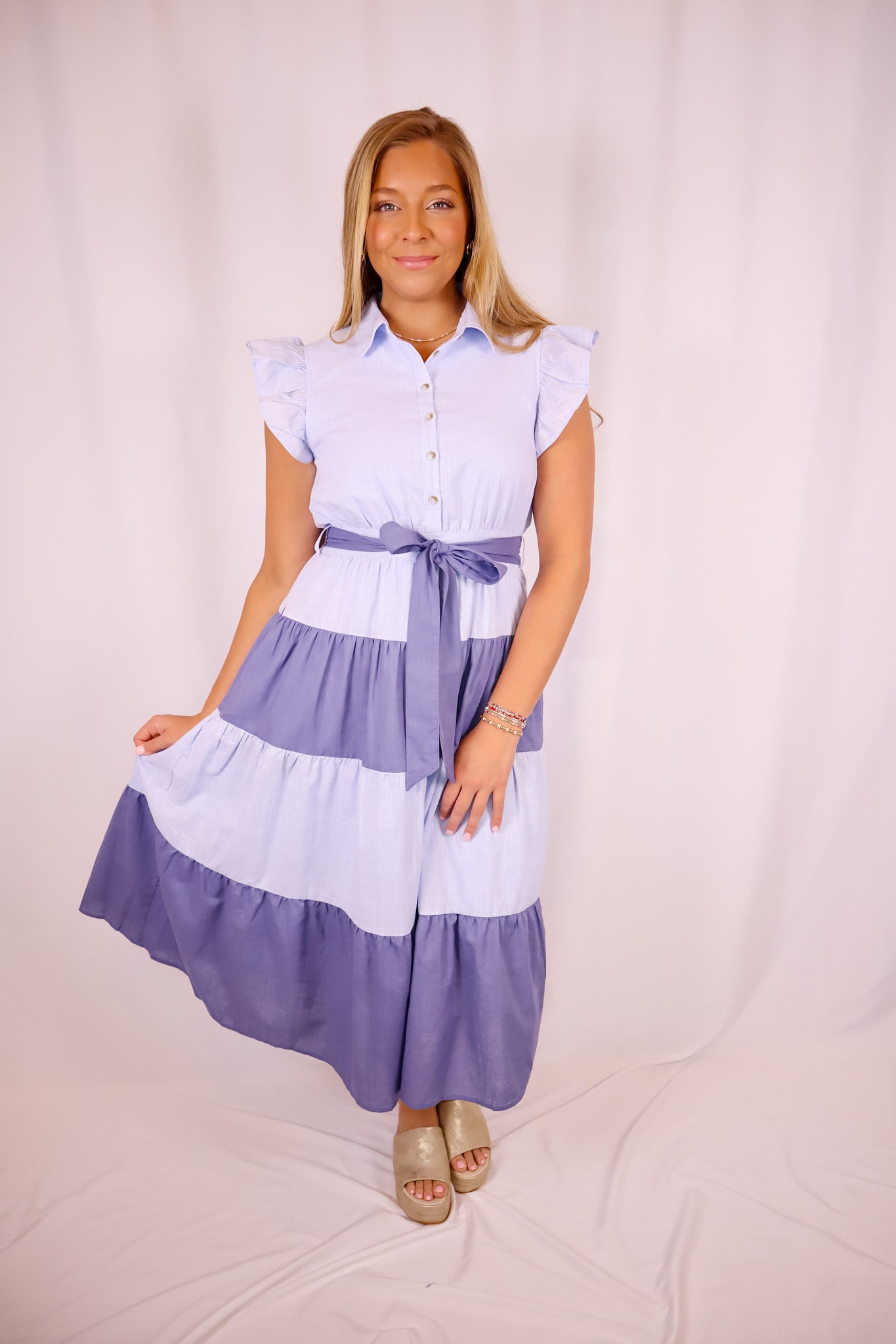 Tide and Sky Midi Dress