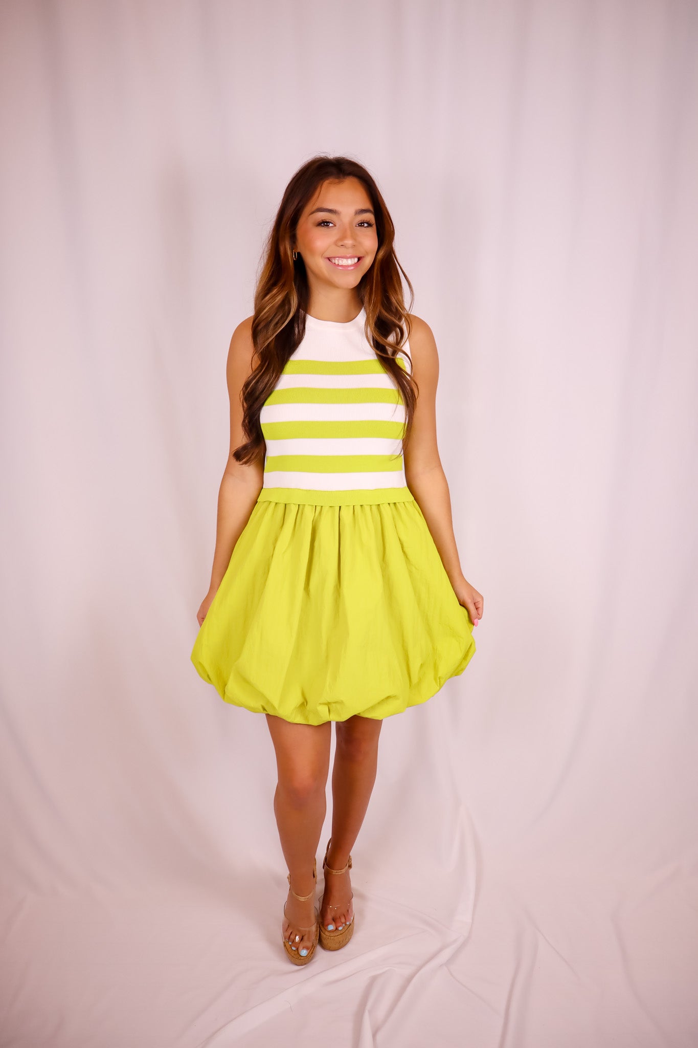 Twist and Pop Mini Dress