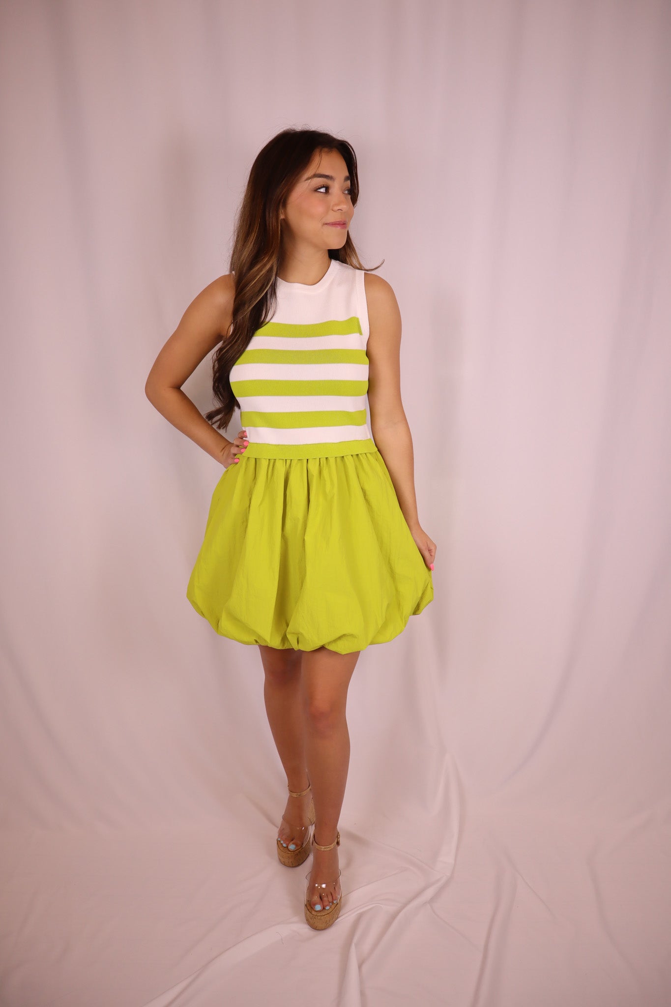 Twist and Pop Mini Dress