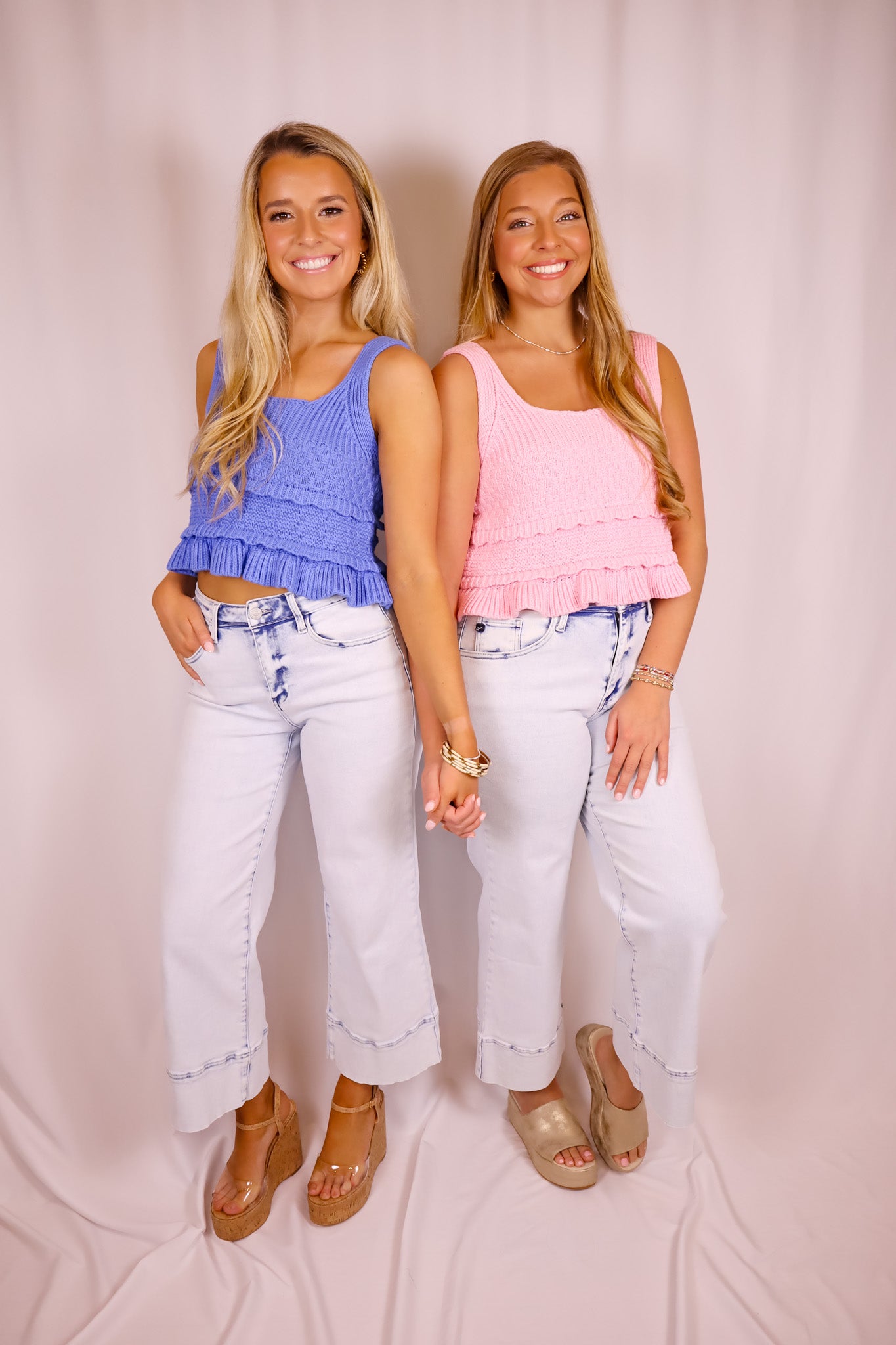 Rosy Crotchet Tank