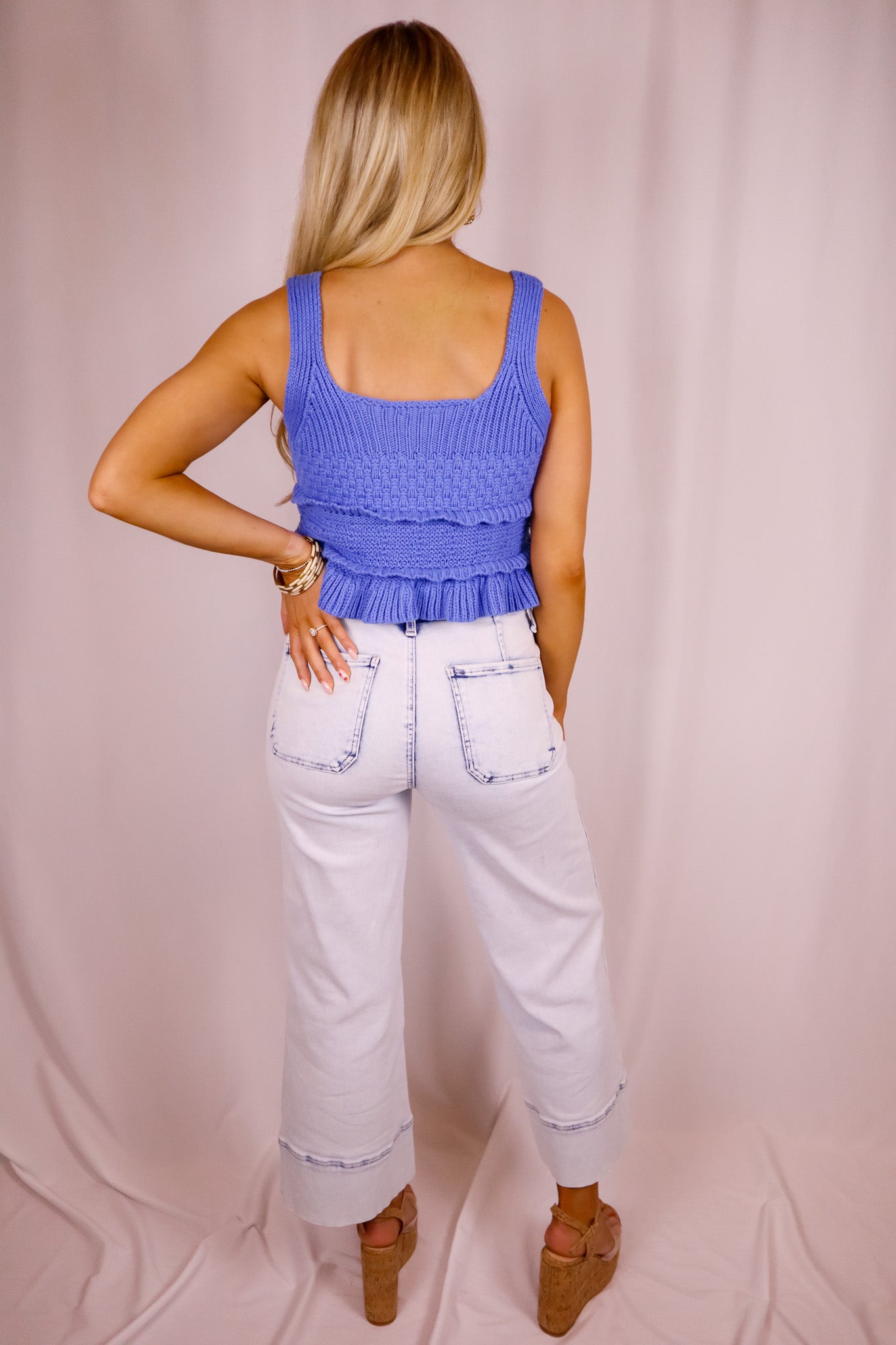 Glacier Crotchet Tank
