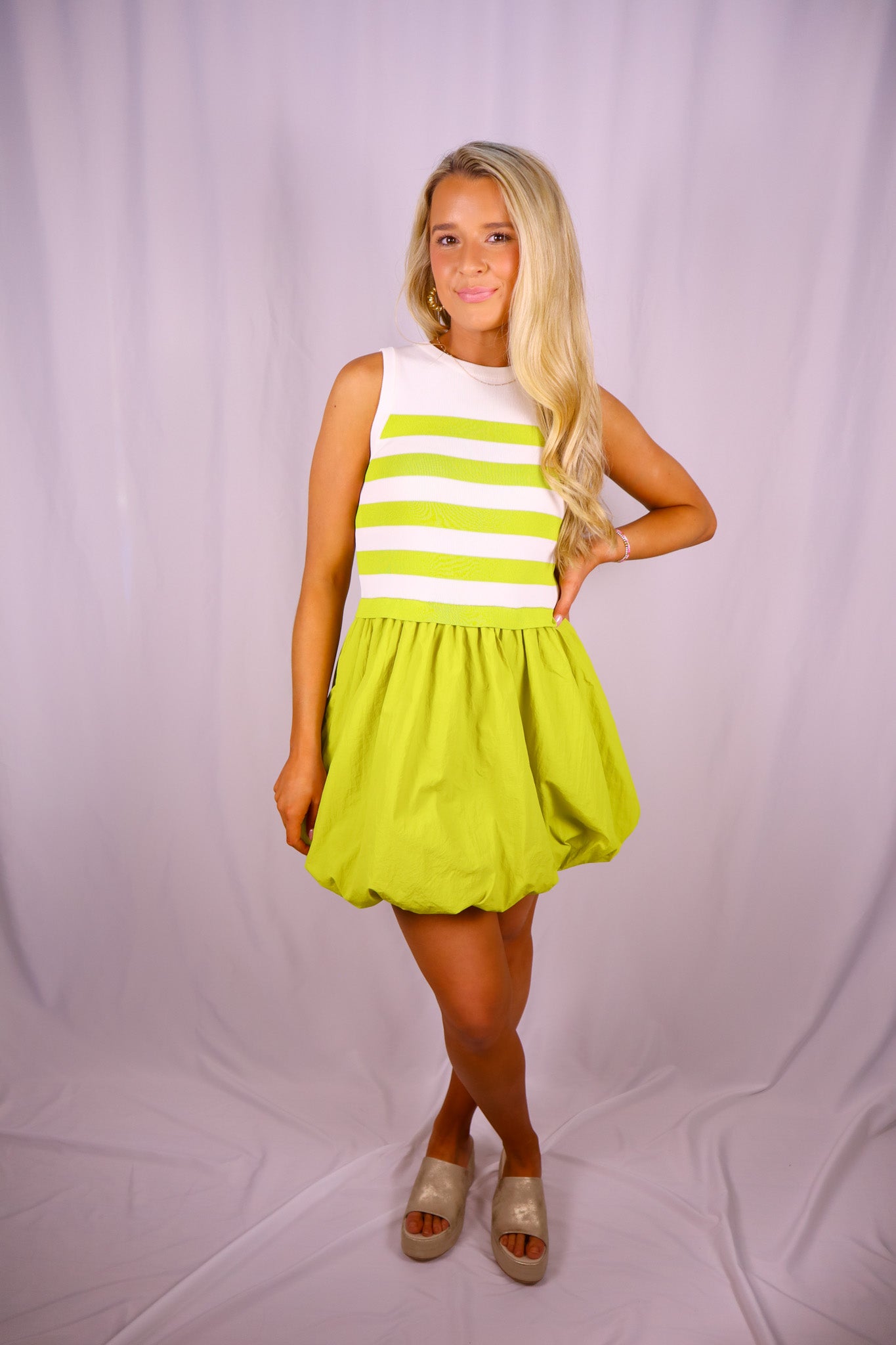 Twist and Pop Mini Dress