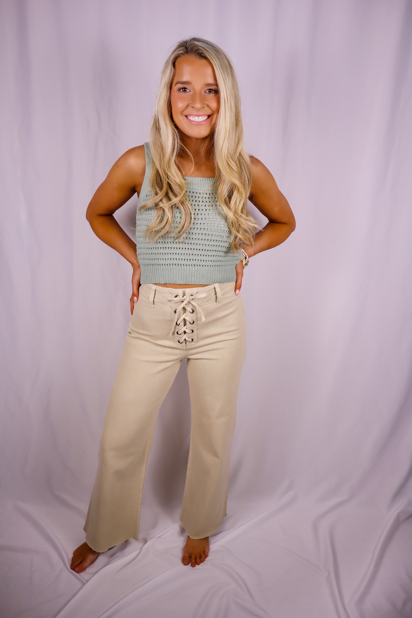 Sandy Wide Leg Bottoms