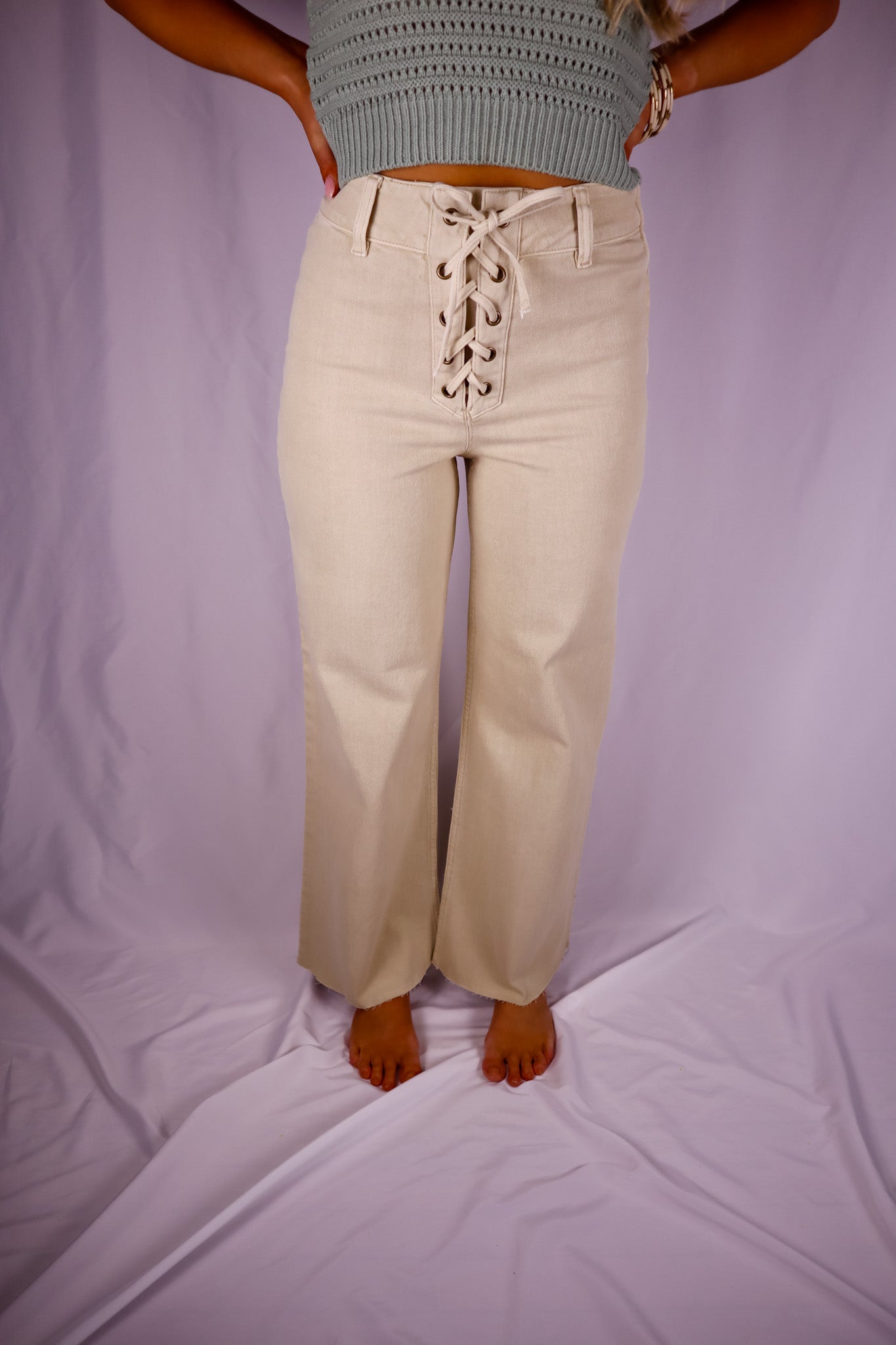 Sandy Wide Leg Bottoms