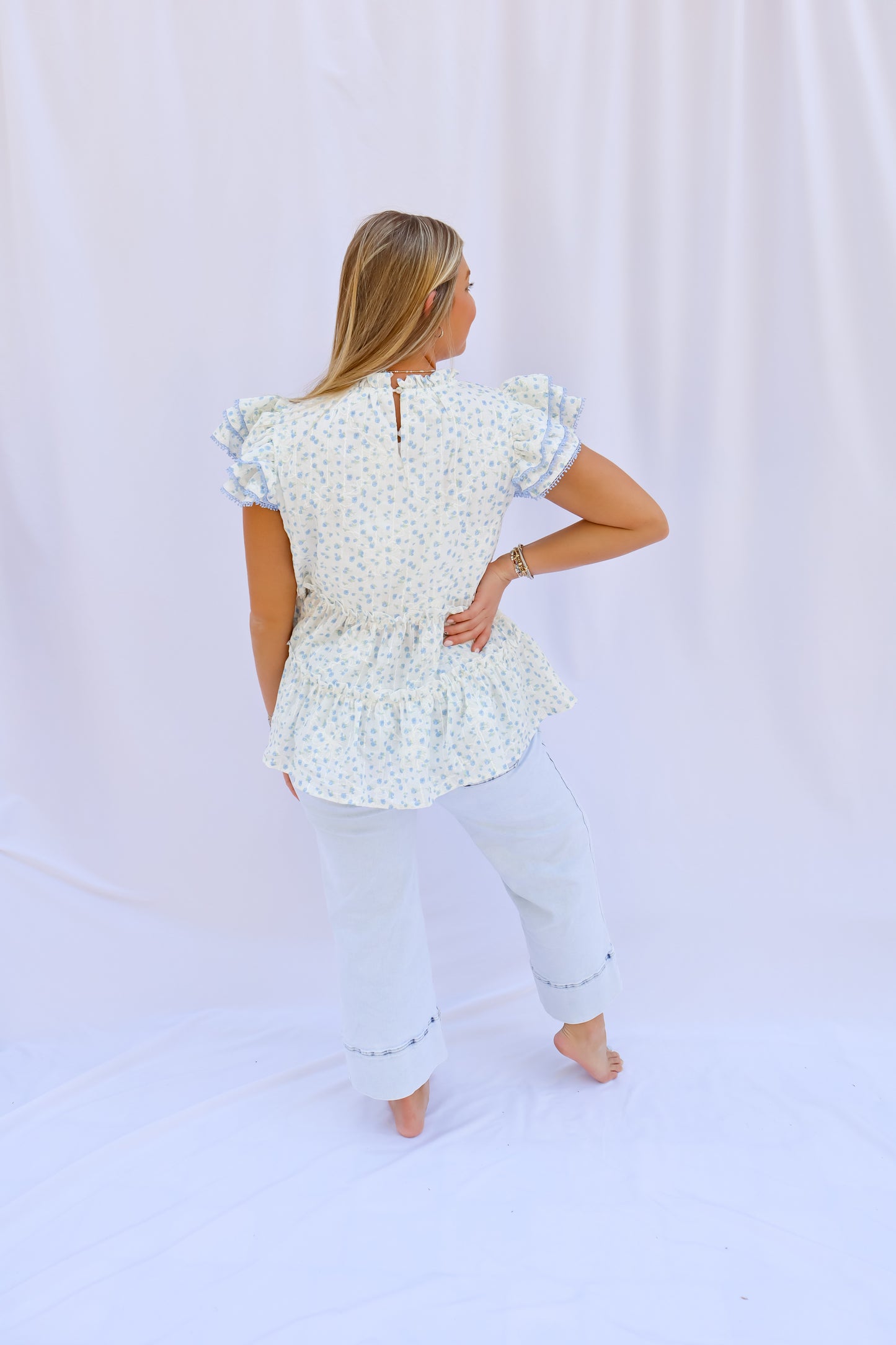 Bluebell Ruffle Top