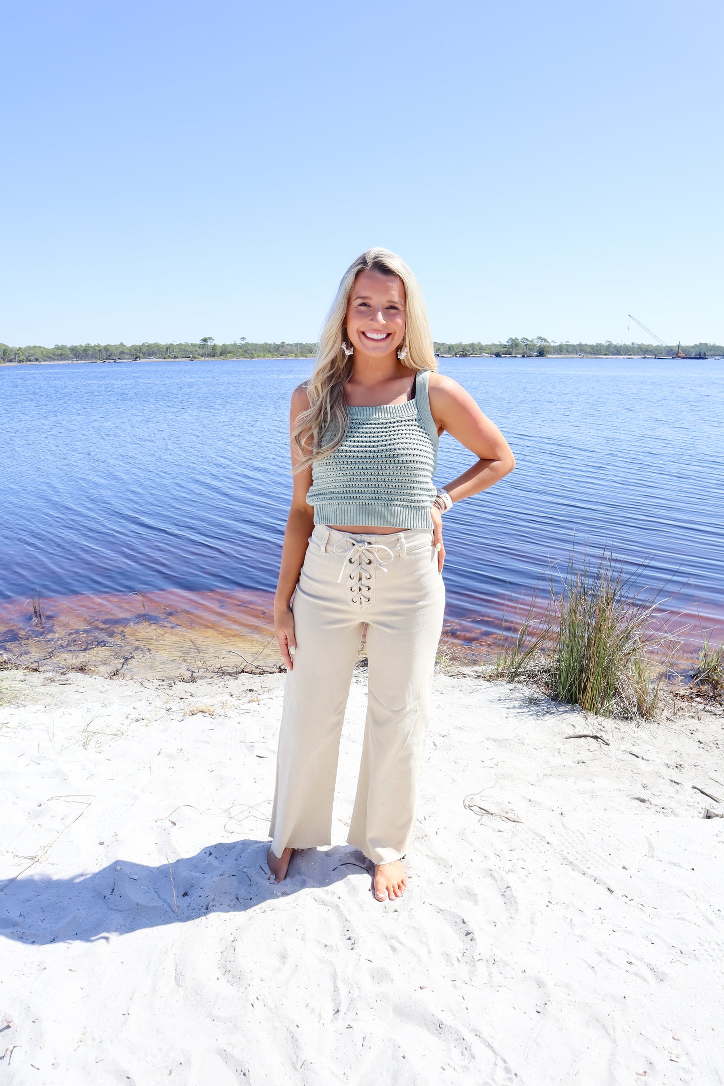 Sandy Wide Leg Bottoms