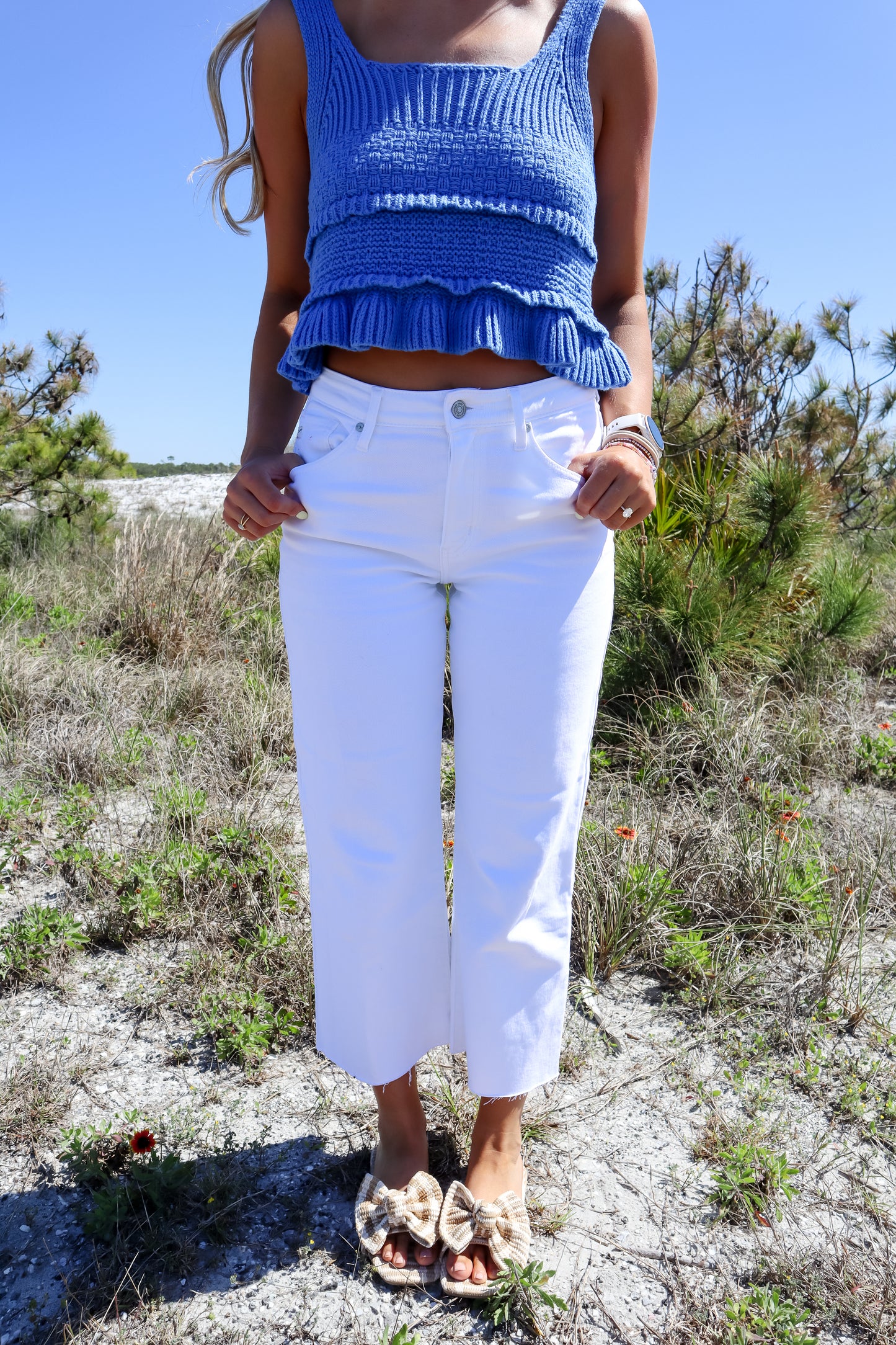 Harbor White Jeans