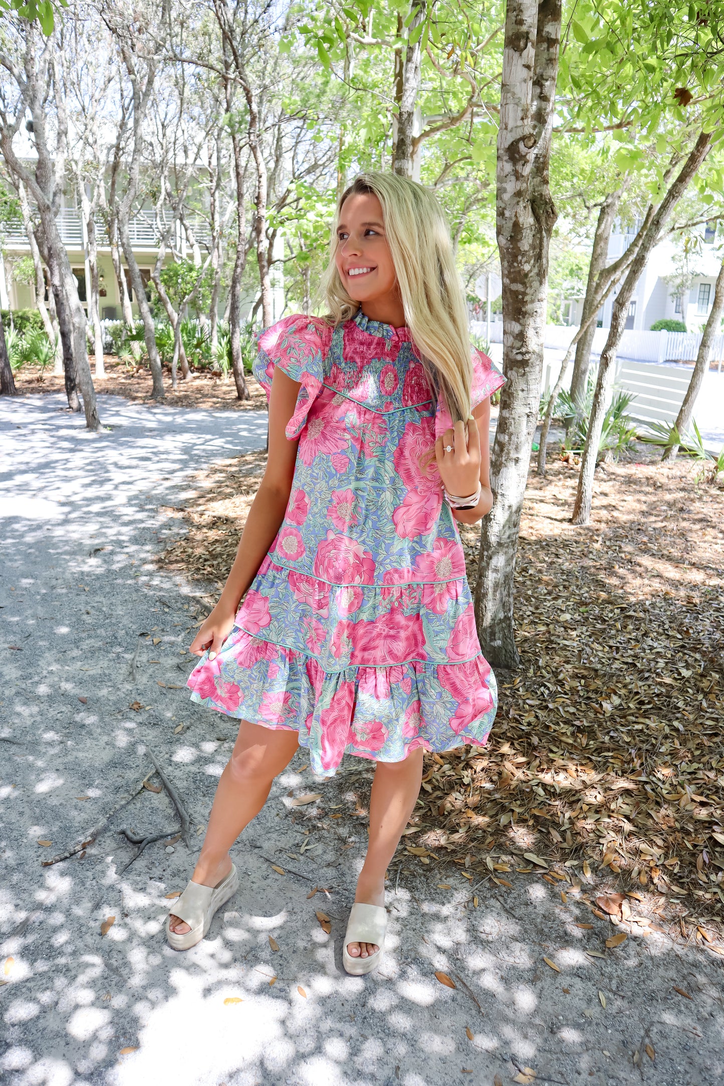 Day in the Sun Floral Dress