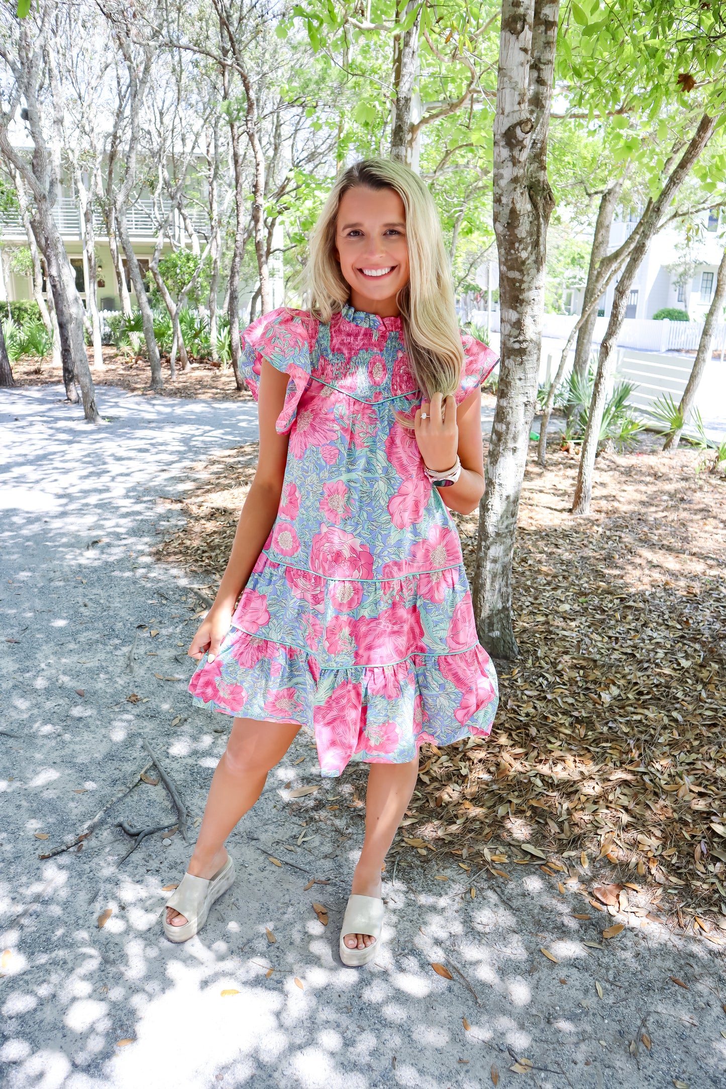 Day in the Sun Floral Dress