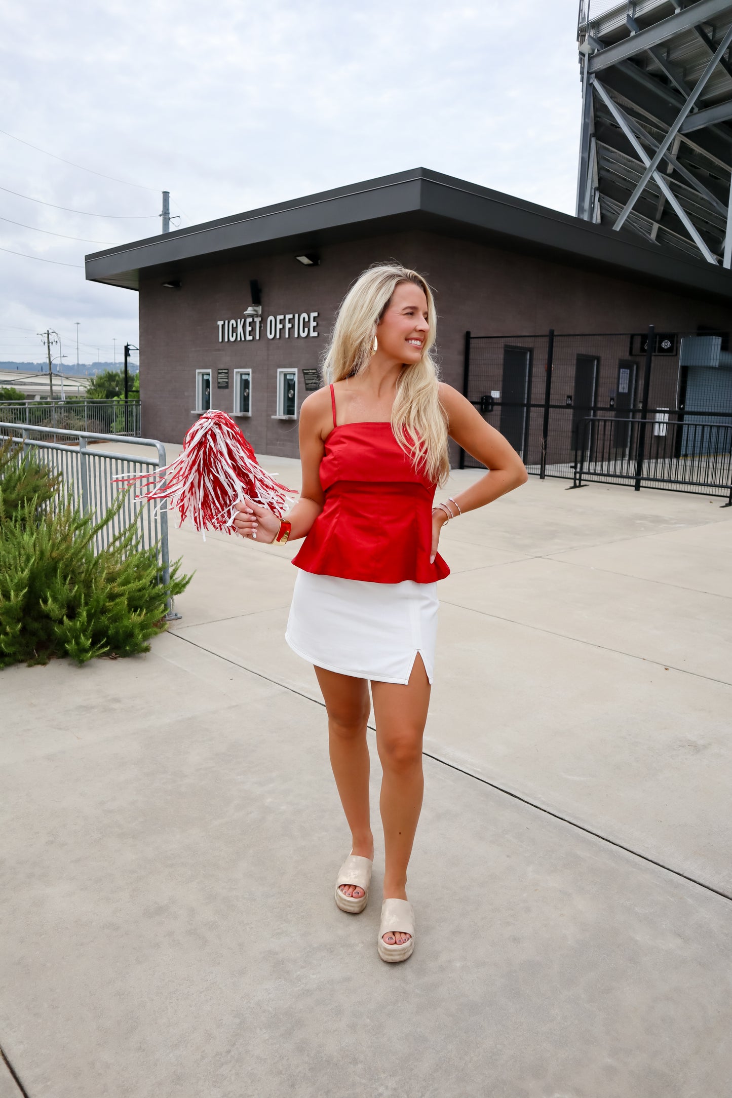 Touchdown Peplum Tank