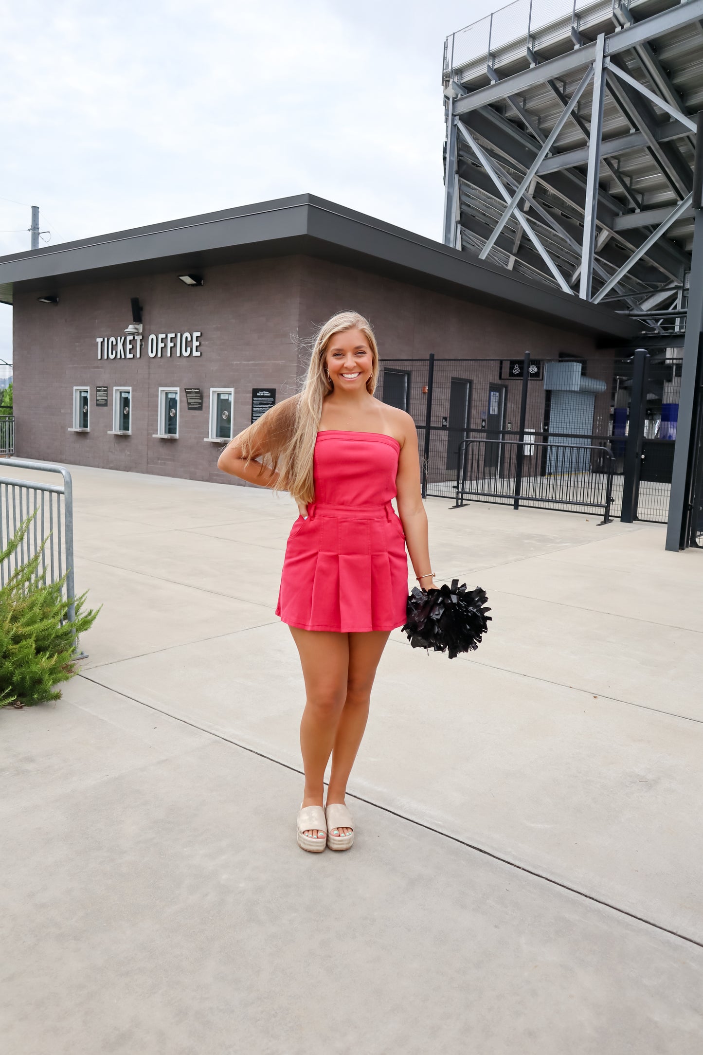 Redzone Romper Dress