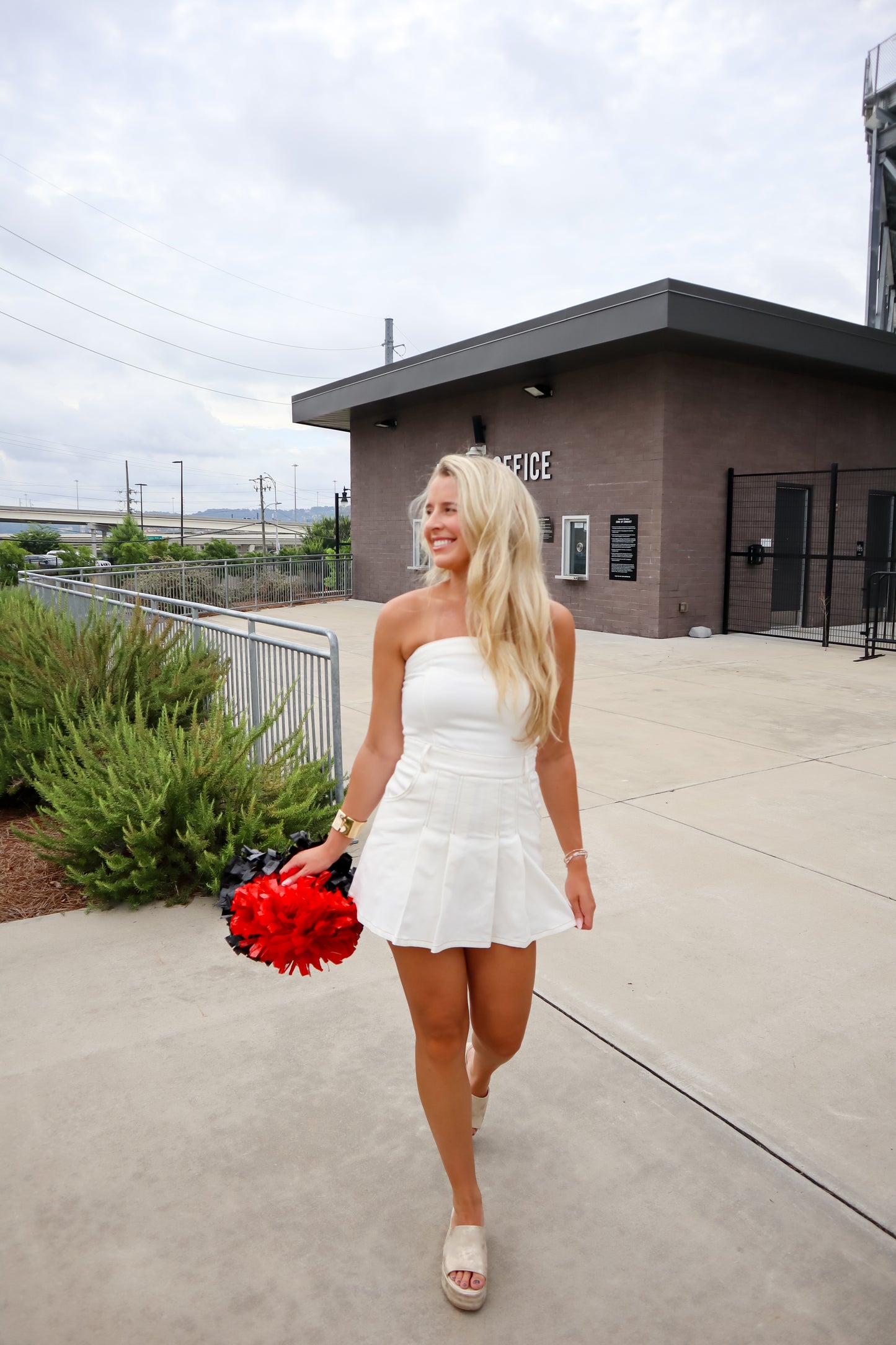 Whiteout Romper Dress