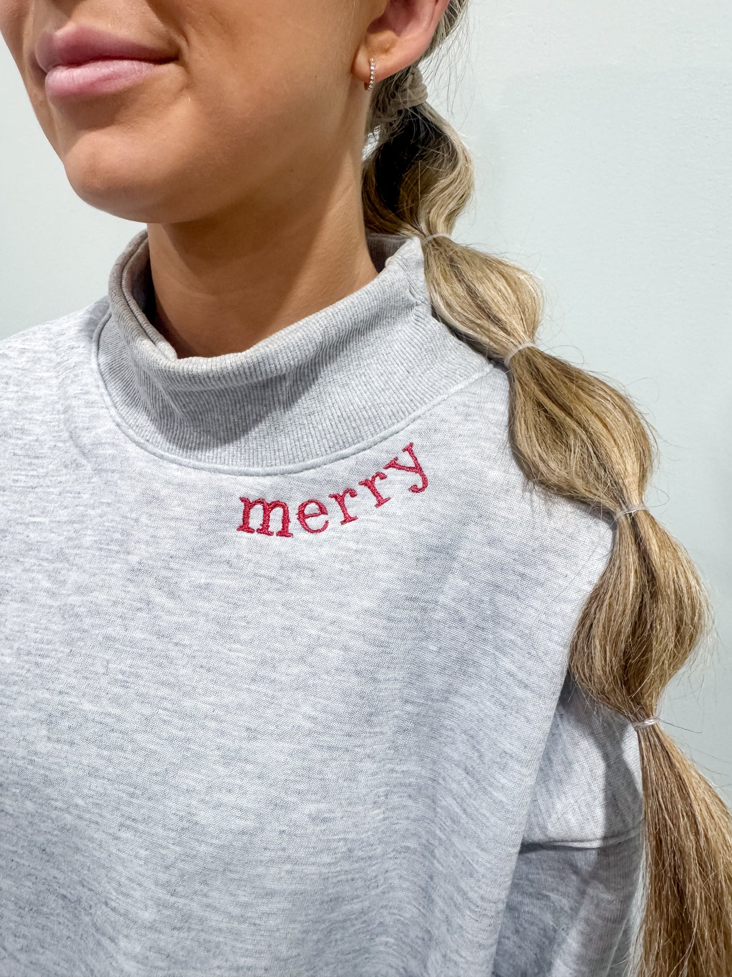 Merry Mock Neck