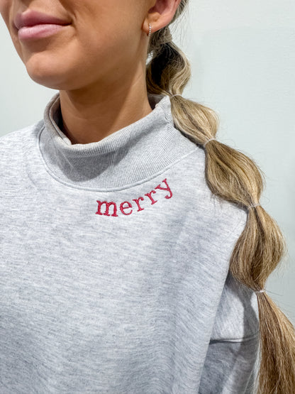 Merry Mock Neck