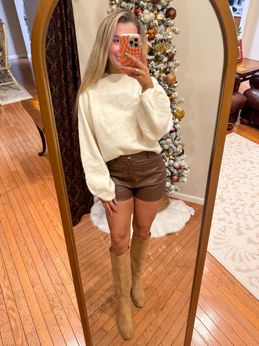Ivory Charm Sweater