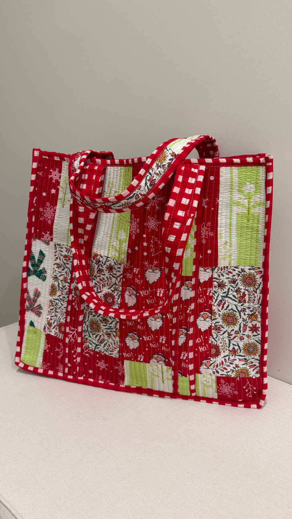 Noel Quilted Large Tote
