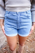Autumn Denim Shorts
