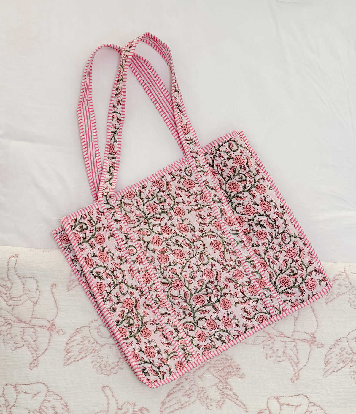 Rosie Quilted Large Tote