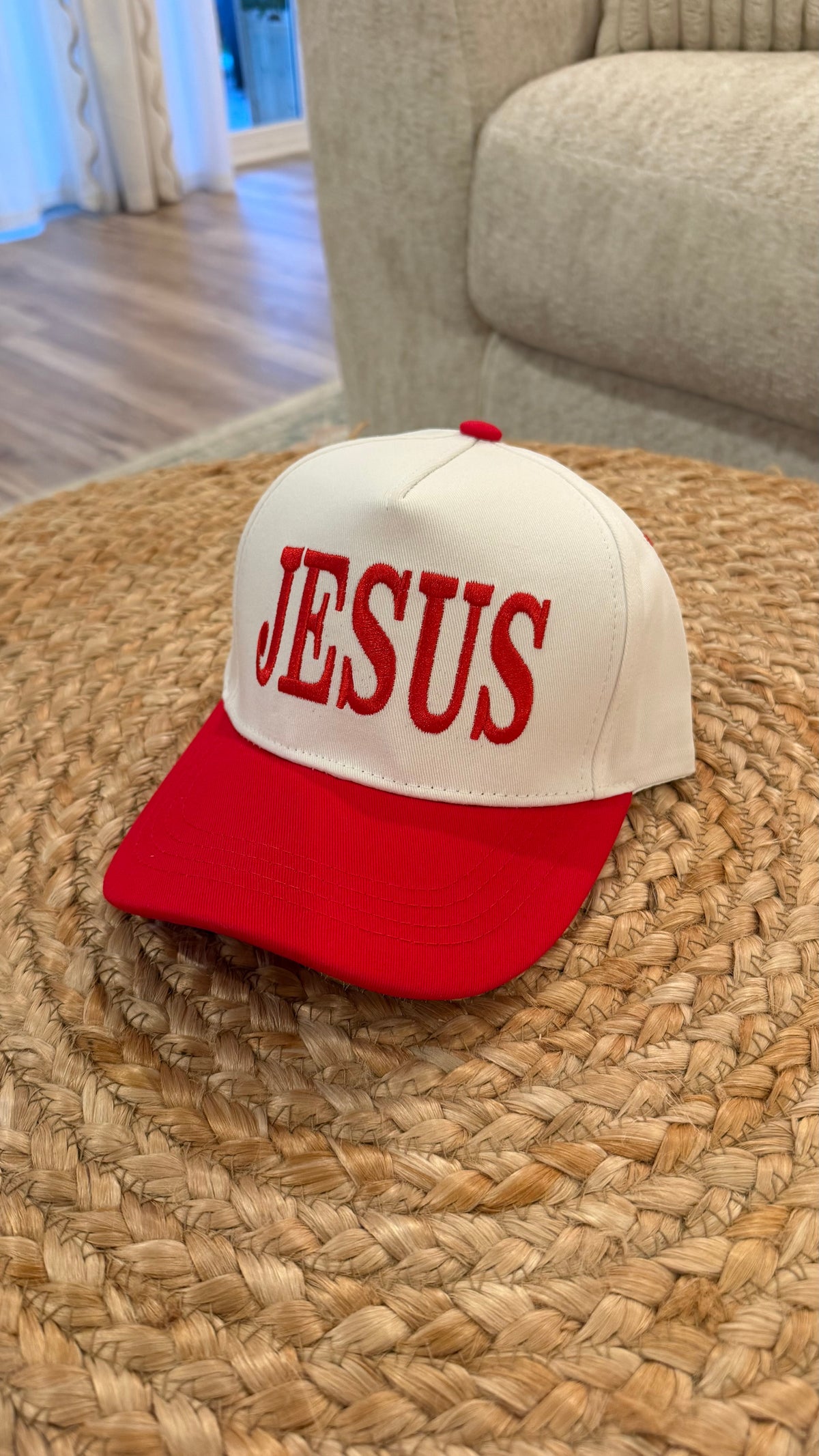 Red Jesus Cap