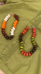 Amber Beaded Necklace