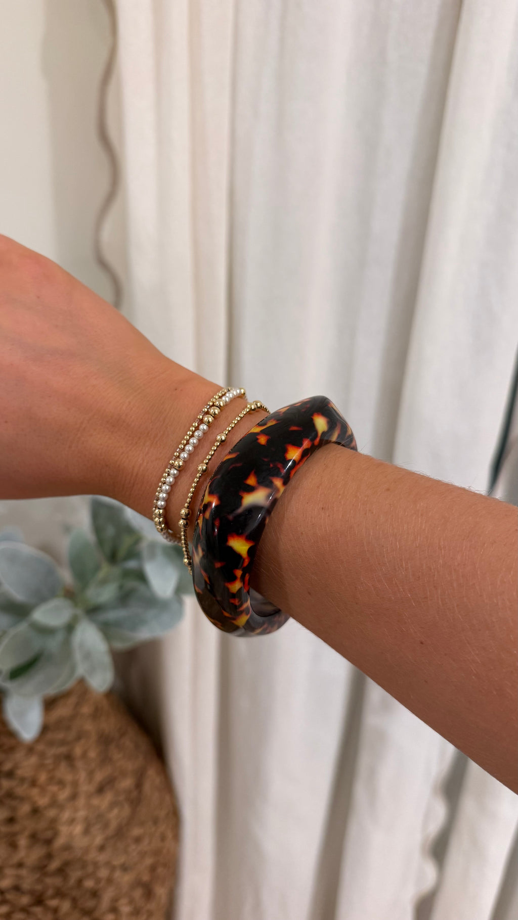 Tortoise Shell Bangle