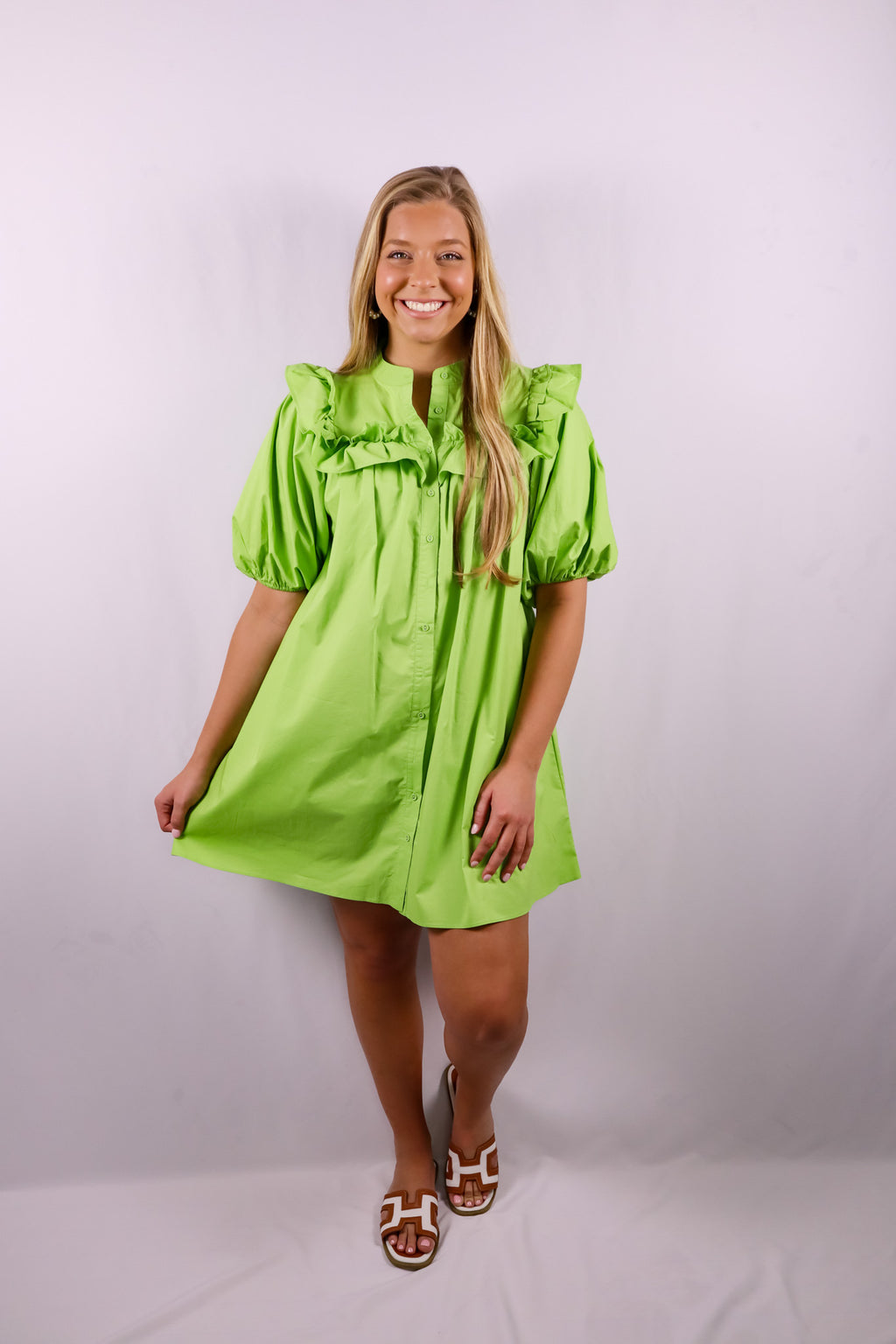 Garden Party Ruffle Mini Dress