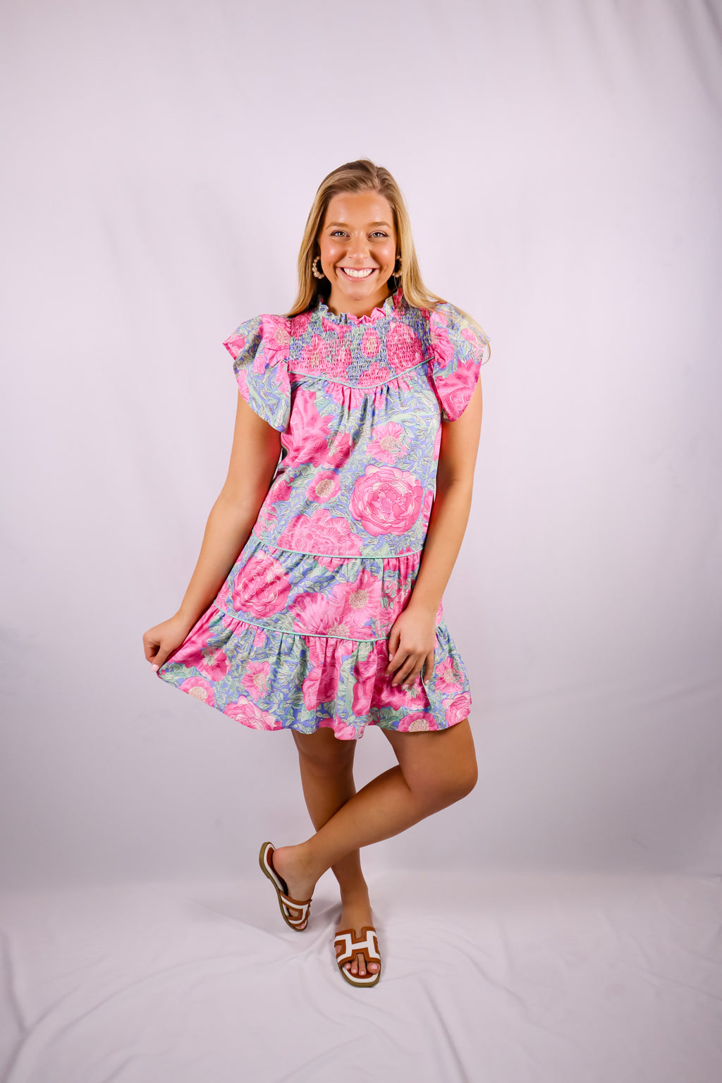Day in the Sun Floral Dress