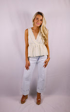 Iris Cream Blouse