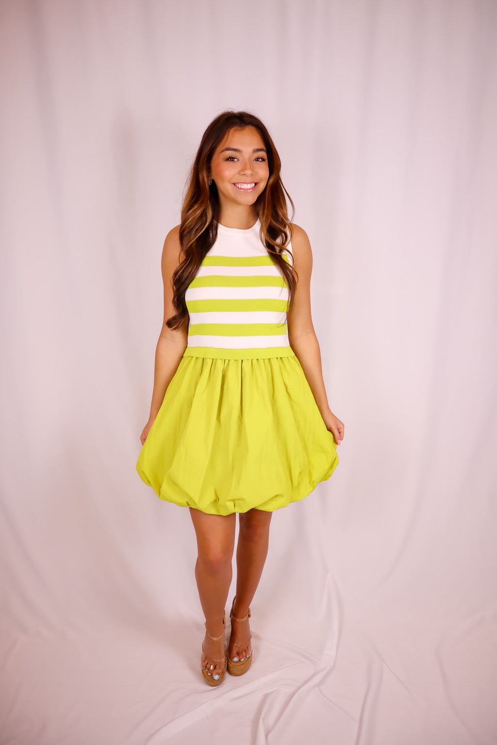 Twist and Pop Mini Dress