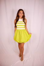 Twist and Pop Mini Dress