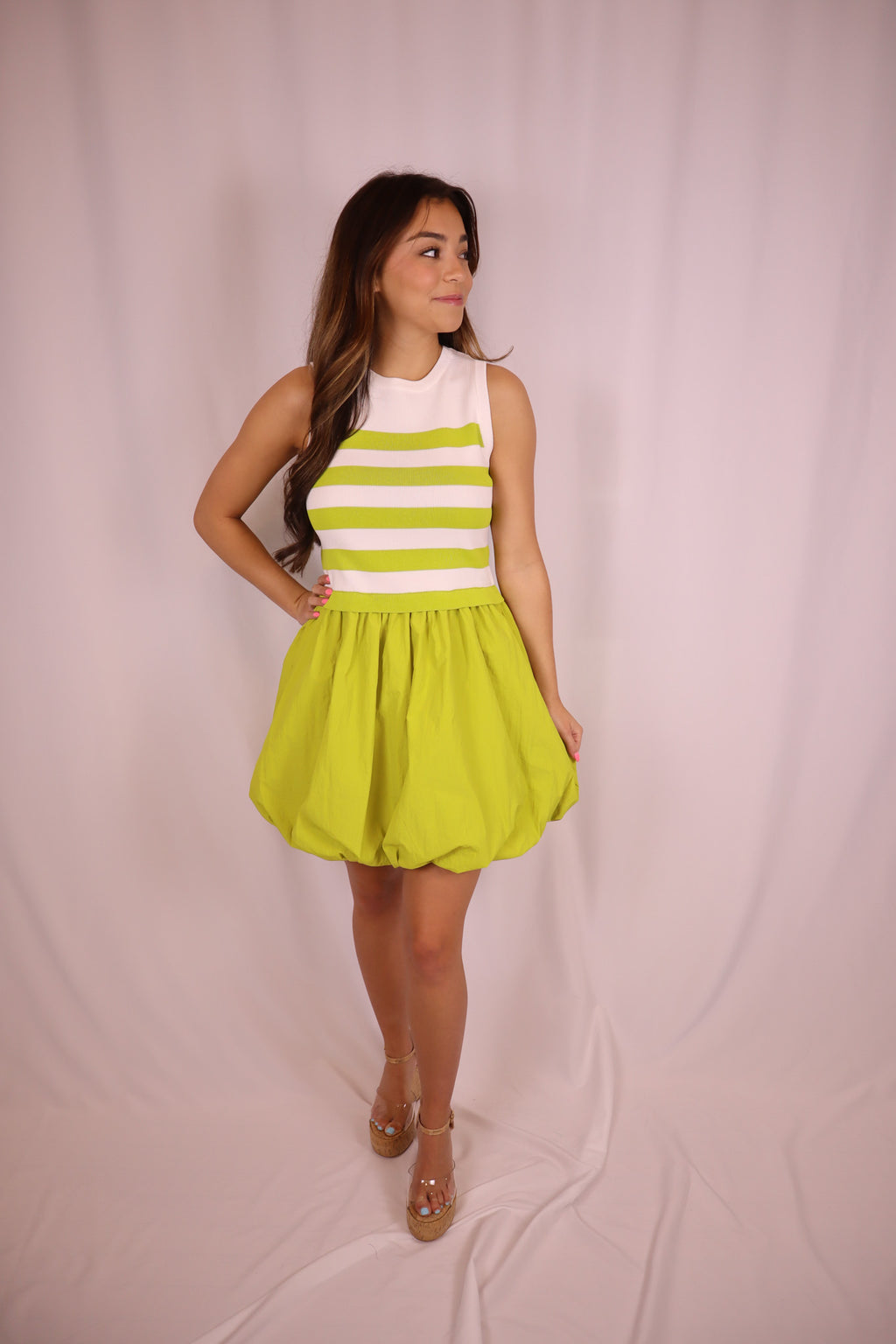 Twist and Pop Mini Dress