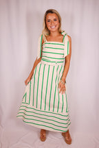 Mint Breeze Midi Sundress