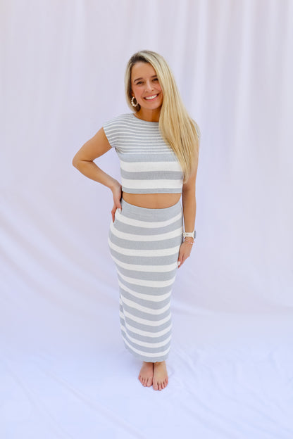 Shoreline Stripes Two-Piece Set