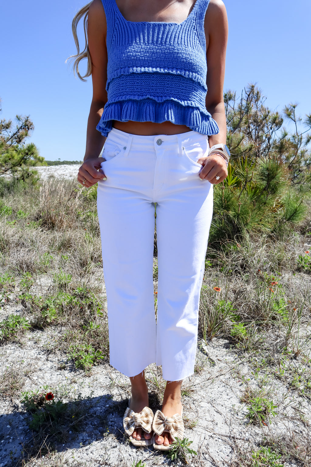 Glacier Crotchet Tank