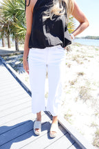 Midnight Bubble Tie Top