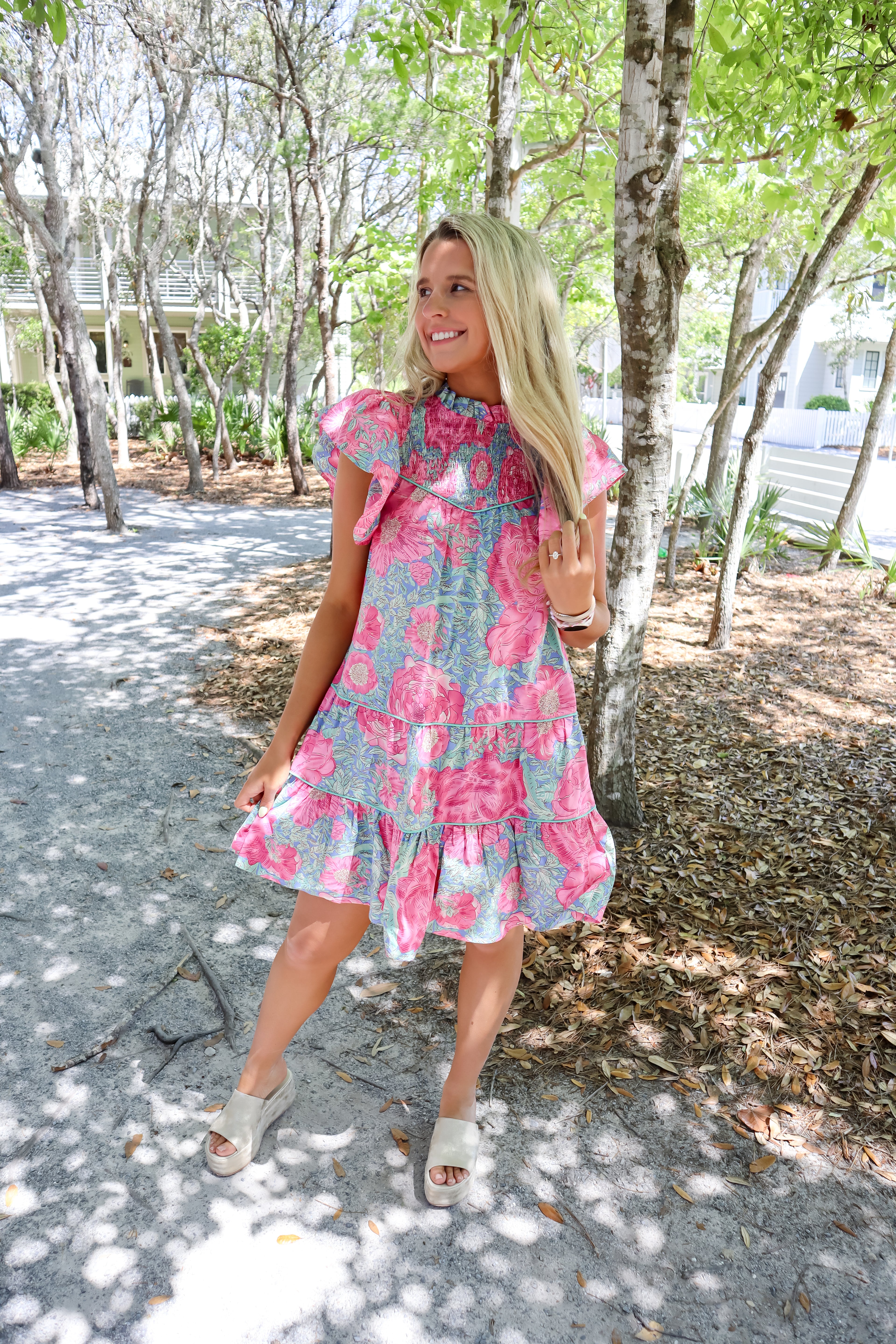Day in the Sun Floral Dress