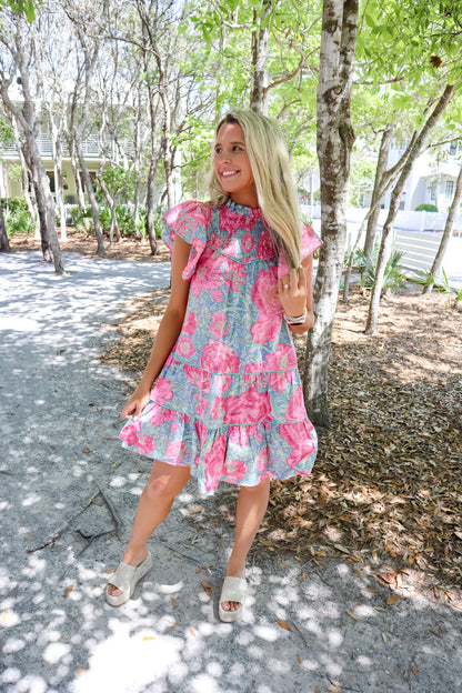 Day in the Sun Floral Dress