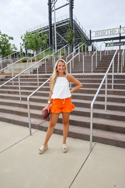 Ruffle Sideline Shorts