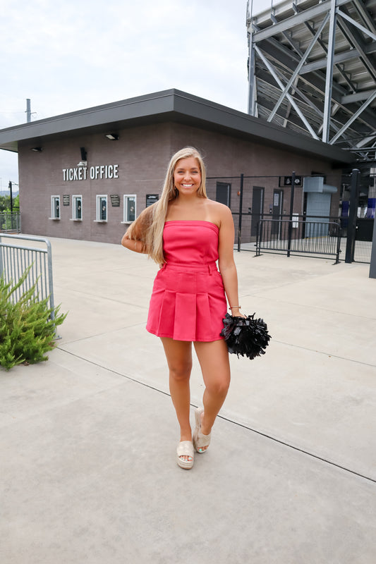 Redzone Romper Dress