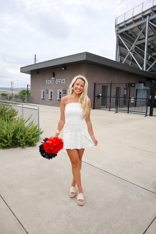 Whiteout Romper Dress