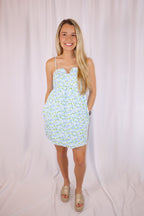 Hydrangea Mini Dress