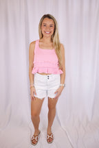 Peony Crotchet Tank